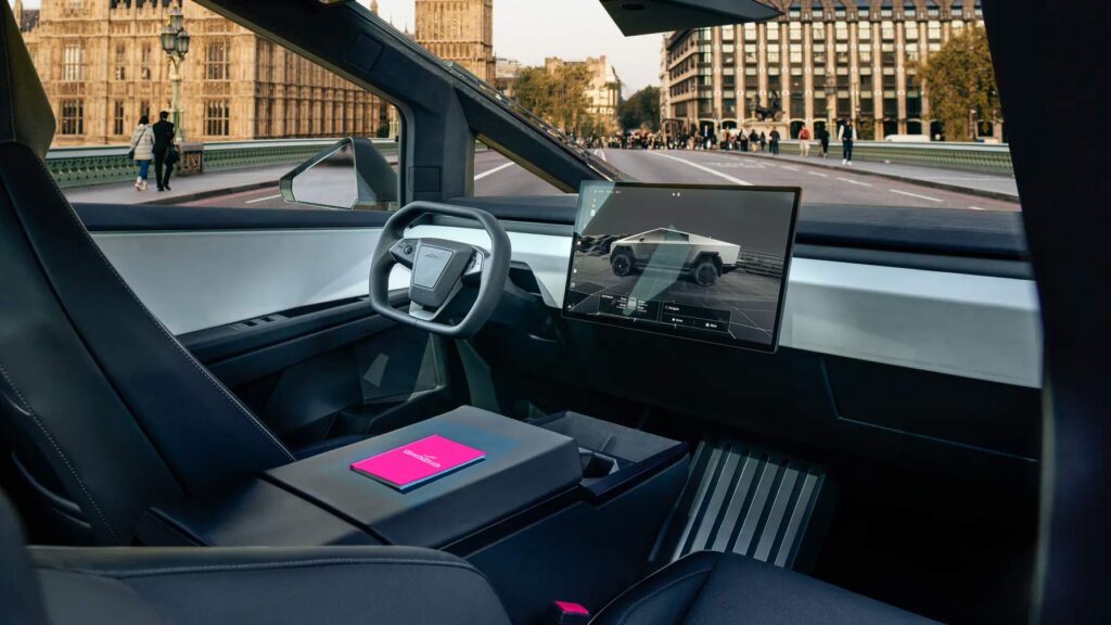 Cybertruck uk interior